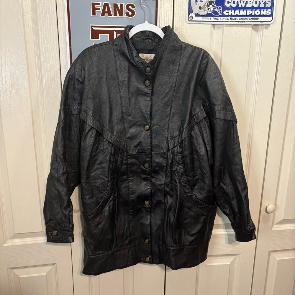 Worthington coat leather jacket